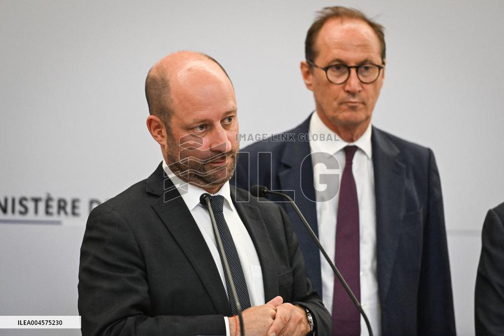 Presser at the French Interior Ministry - Paris