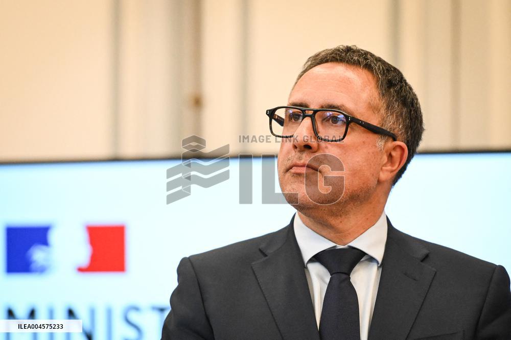 Presser at the French Interior Ministry - Paris