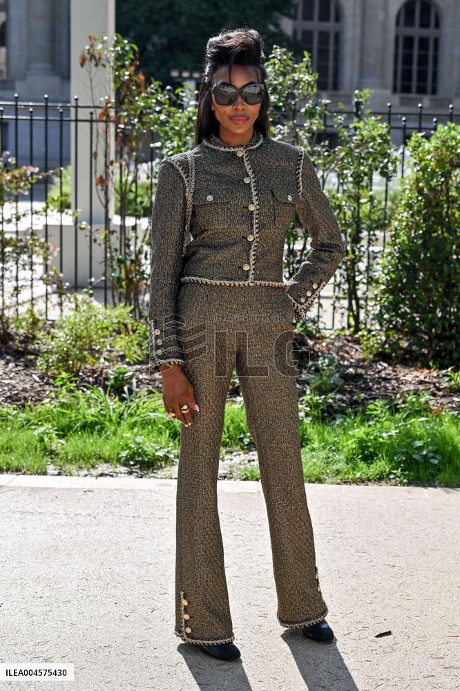 PFW Chanel Outside Arrivals