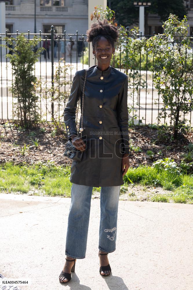 PFW Chanel Outside Arrivals NB