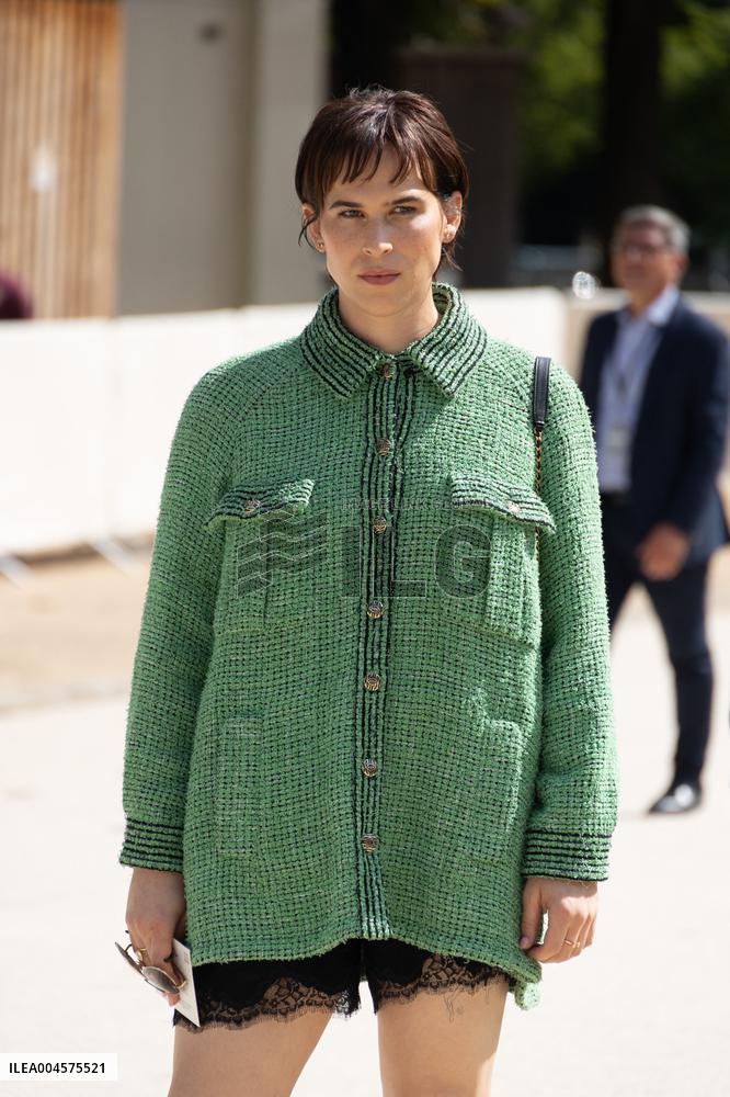 PFW Chanel Outside Arrivals NB