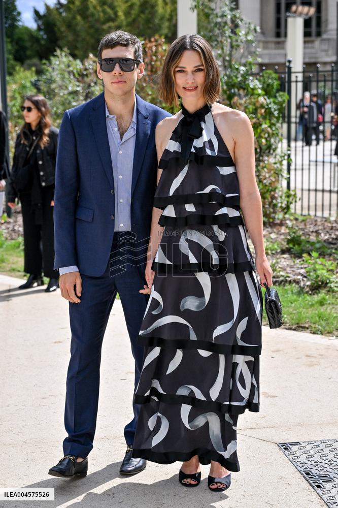 PFW Chanel Outside Arrivals