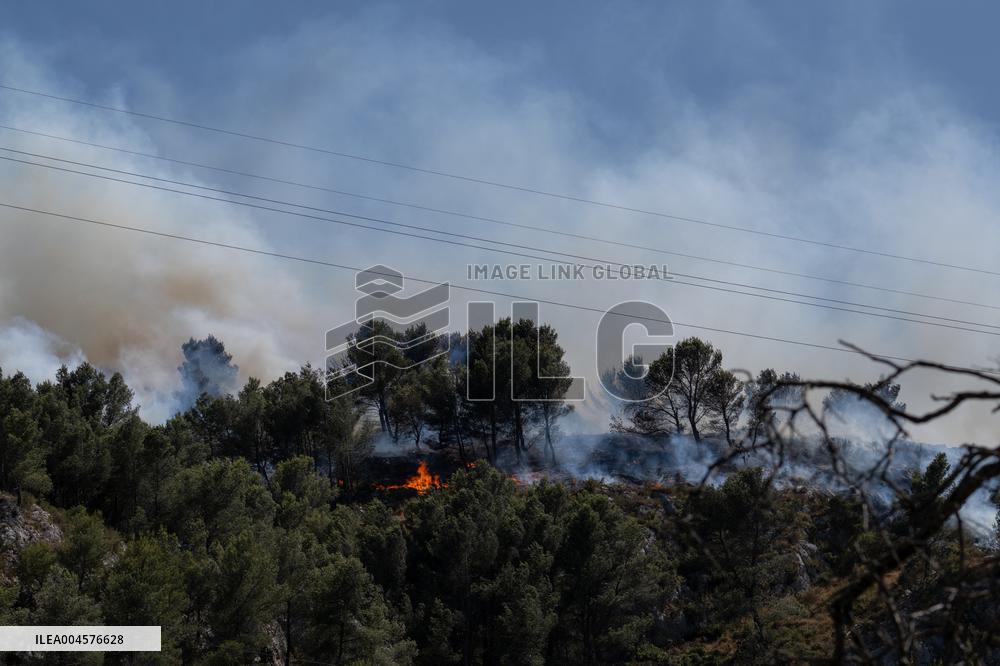 Wildfire Reaches Edge Of Marseille - France
