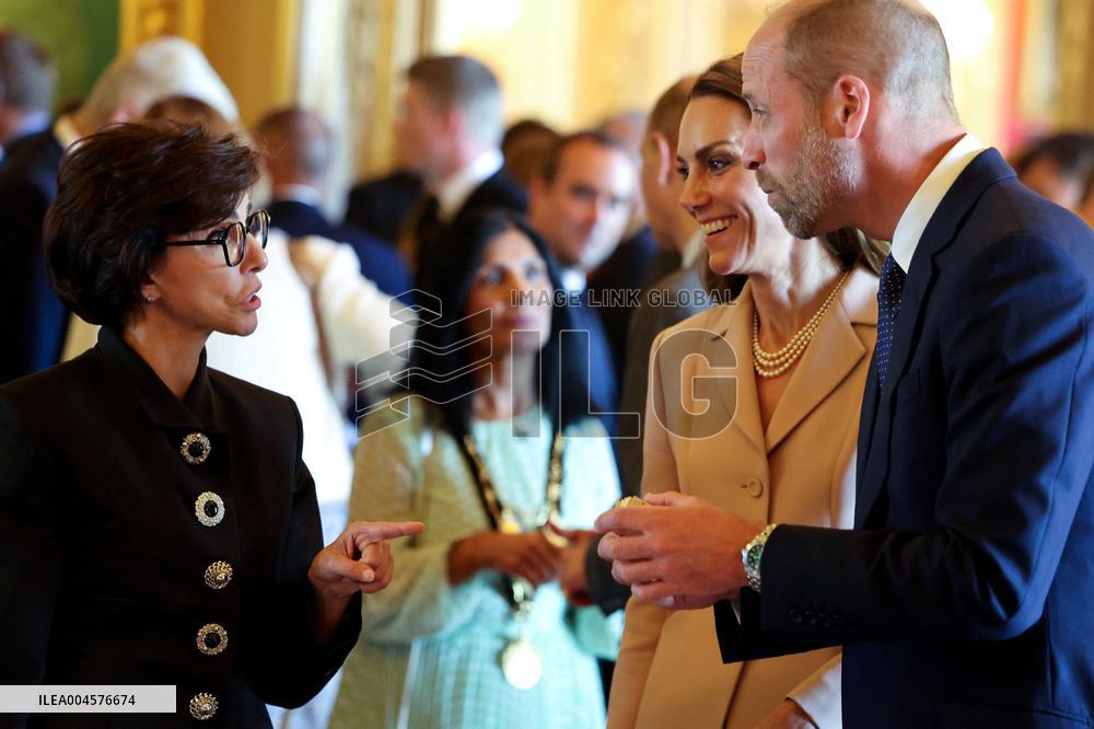 French President Visits the Royal Collection Exhibition - Windsor