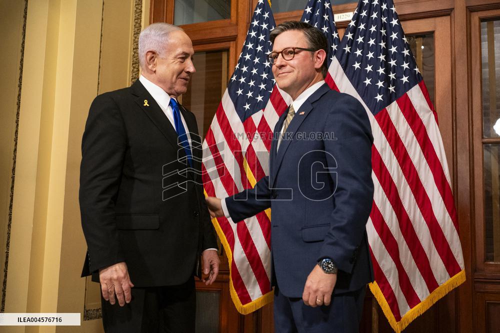 Speaker Johnson Welcomes PM Netanyahu of Israel