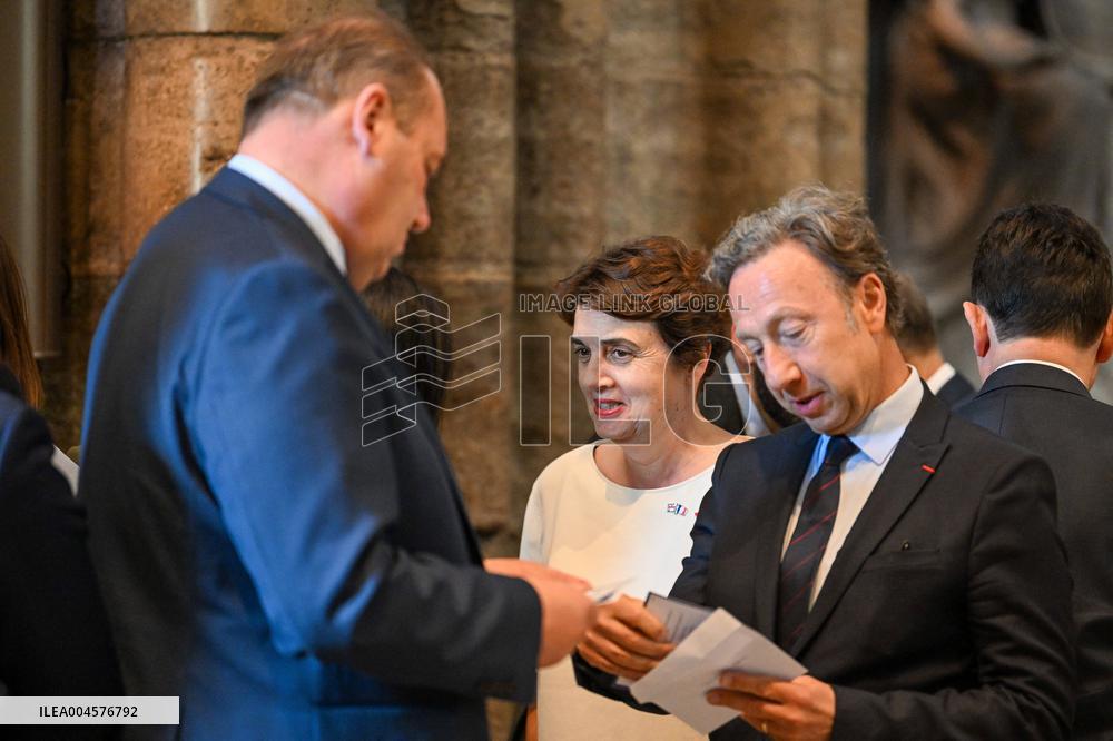 French President Visits Westminster Abbey - London