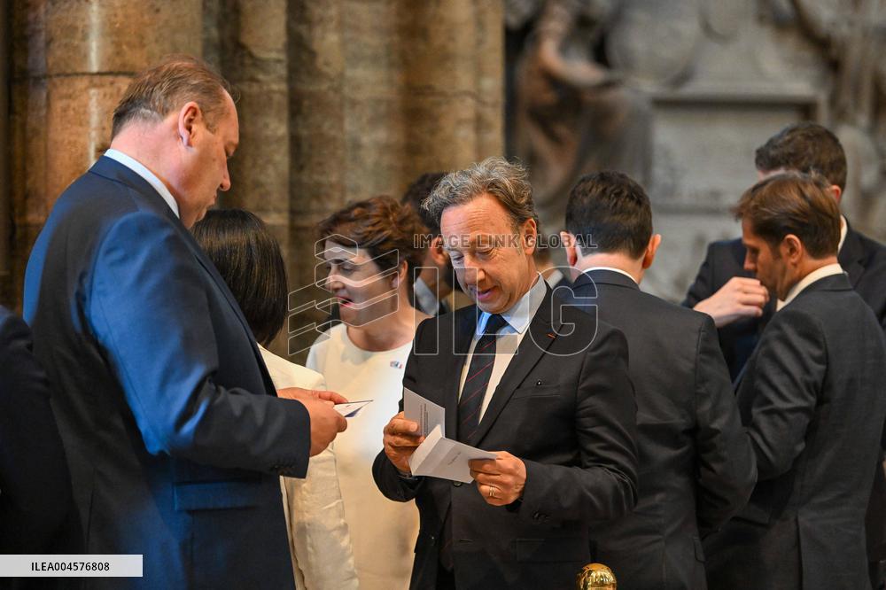 French President Visits Westminster Abbey - London