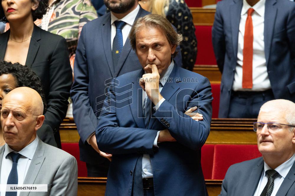 Tribute to late MP Olivier Marleix at the National Assembly - Paris RL