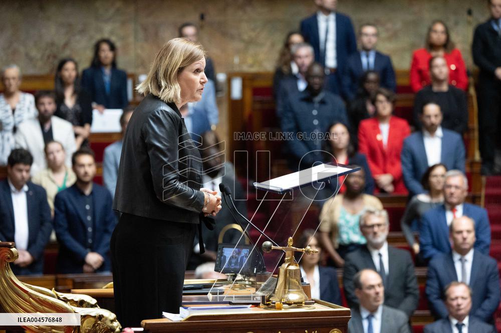 Tribute to late MP Olivier Marleix at the National Assembly - Paris RL