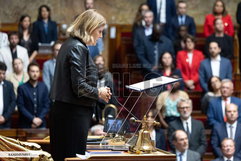 Tribute to late MP Olivier Marleix at the National Assembly - Paris RL