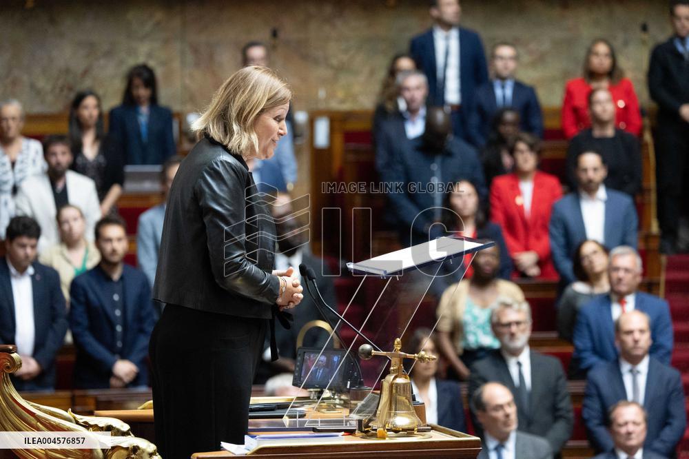 Tribute to late MP Olivier Marleix at the National Assembly - Paris RL