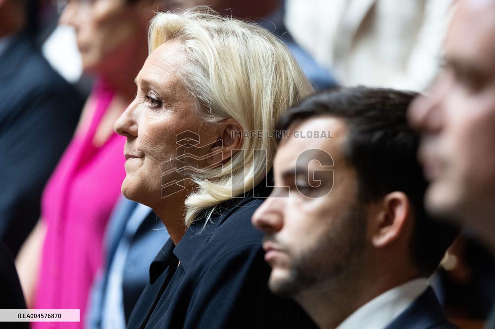 Tribute to late MP Olivier Marleix at the National Assembly - Paris RL