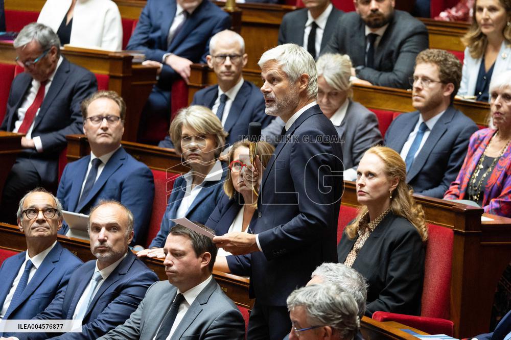 Tribute to late MP Olivier Marleix at the National Assembly - Paris RL