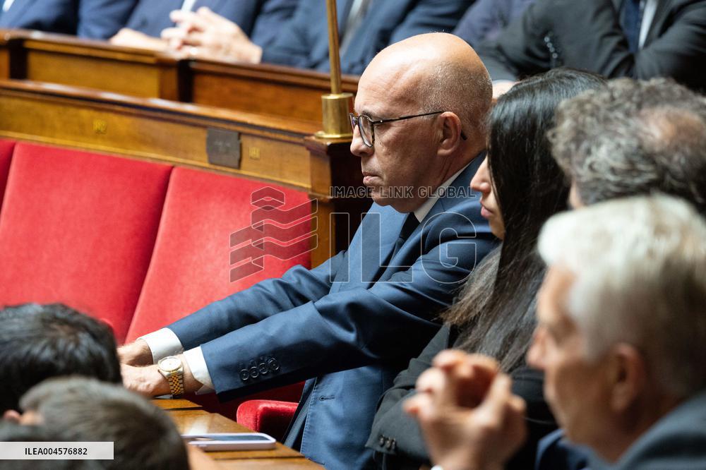 Tribute to late MP Olivier Marleix at the National Assembly - Paris RL