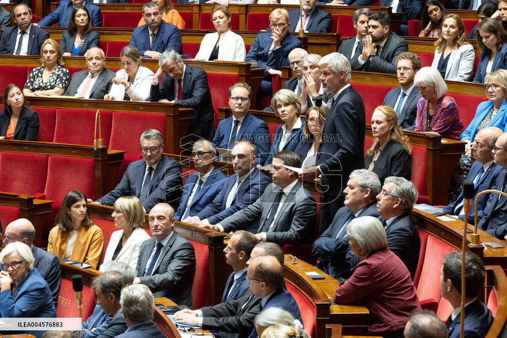 Tribute to late MP Olivier Marleix at the National Assembly - Paris RL