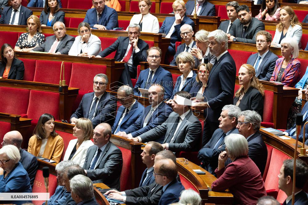 Tribute to late MP Olivier Marleix at the National Assembly - Paris RL