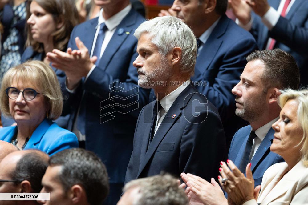 Tribute to late MP Olivier Marleix at the National Assembly - Paris RL