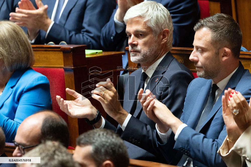 Tribute to late MP Olivier Marleix at the National Assembly - Paris RL