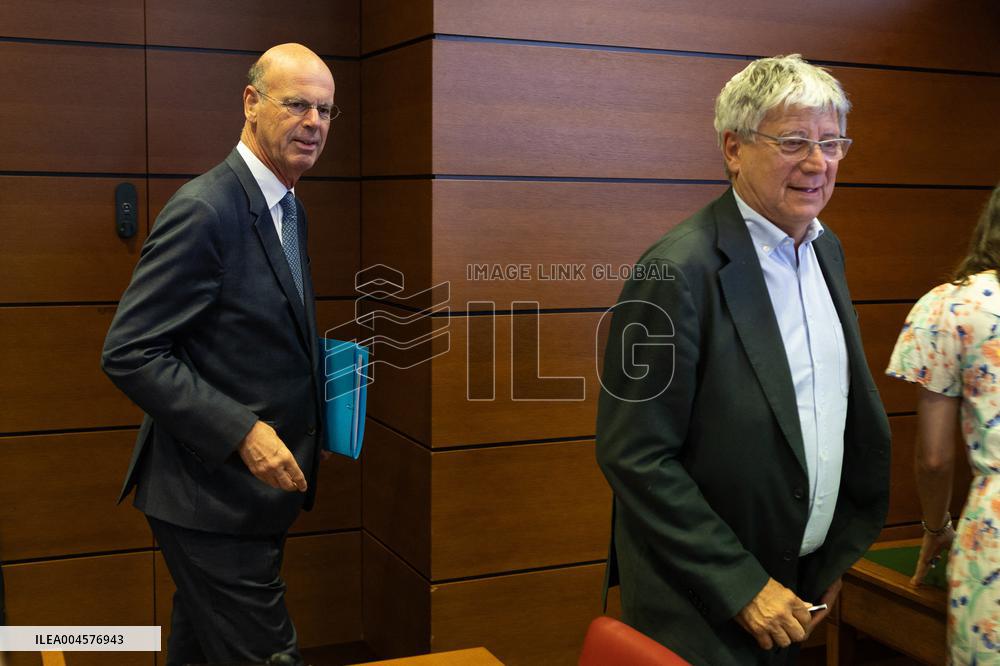 Hearing of Eric Lombard at the National Assembly - Paris RL