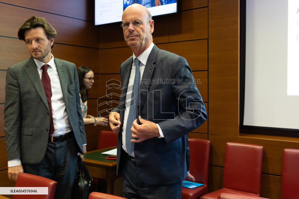 Hearing of Eric Lombard at the National Assembly - Paris RL