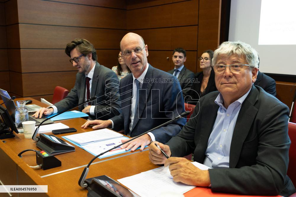 Hearing of Eric Lombard at the National Assembly - Paris RL