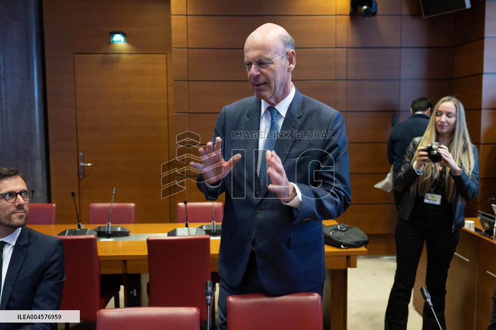 Hearing of Eric Lombard at the National Assembly - Paris RL