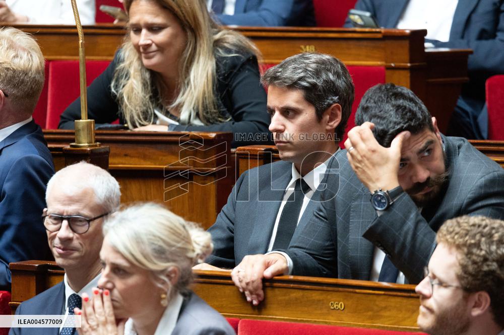 Questions to the government at the National Assembly - Paris RL