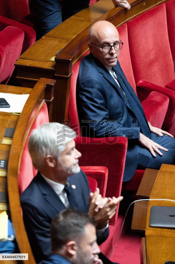 Questions to the government at the National Assembly - Paris RL