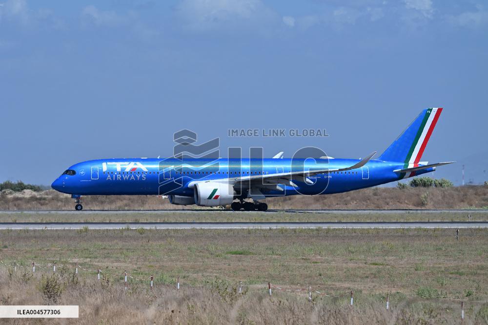 Planes to Fiumicino airport