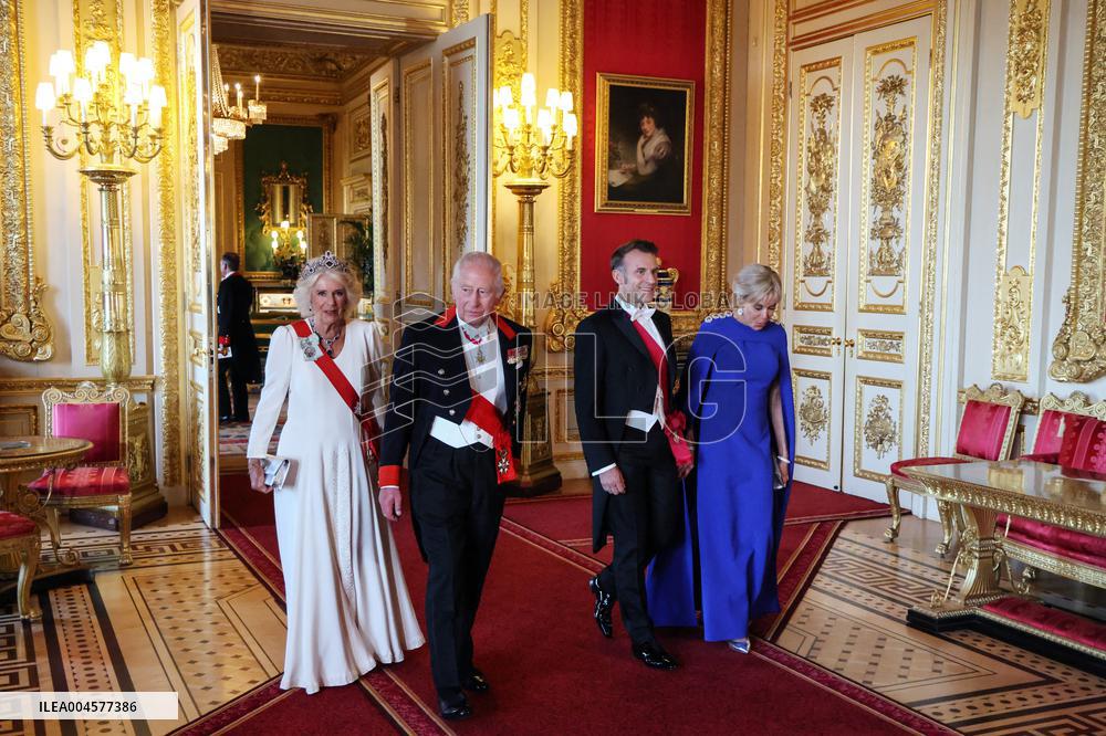 State Banquet at Windsor Castle