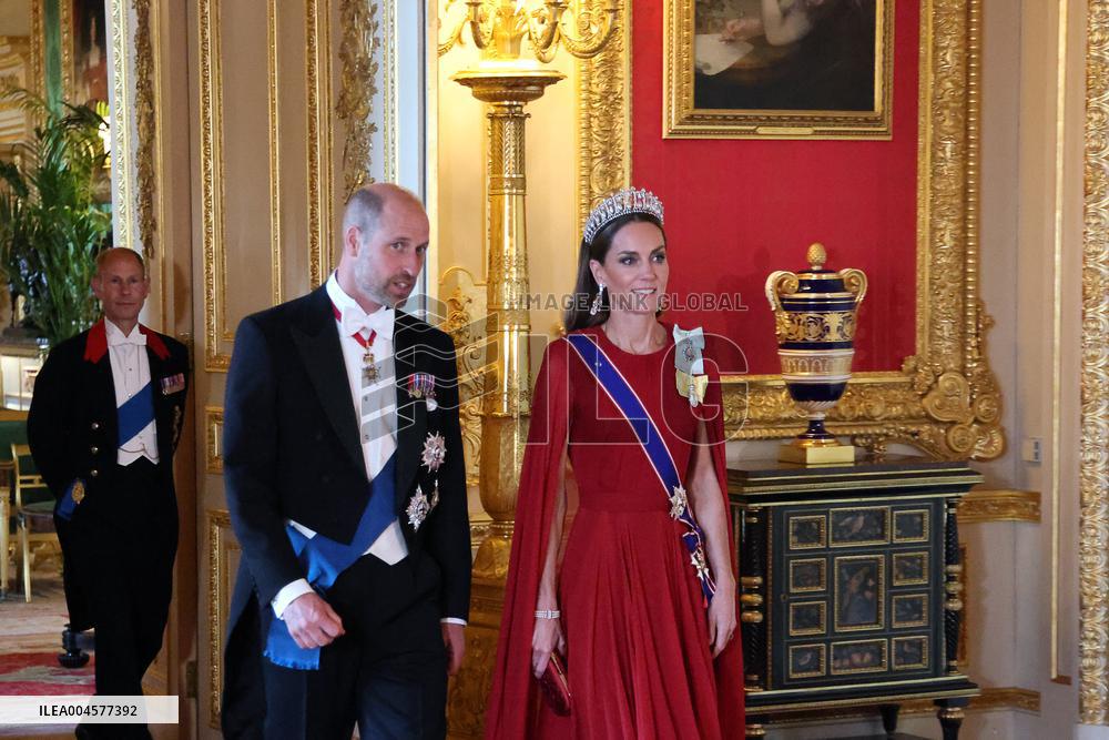 State Banquet at Windsor Castle