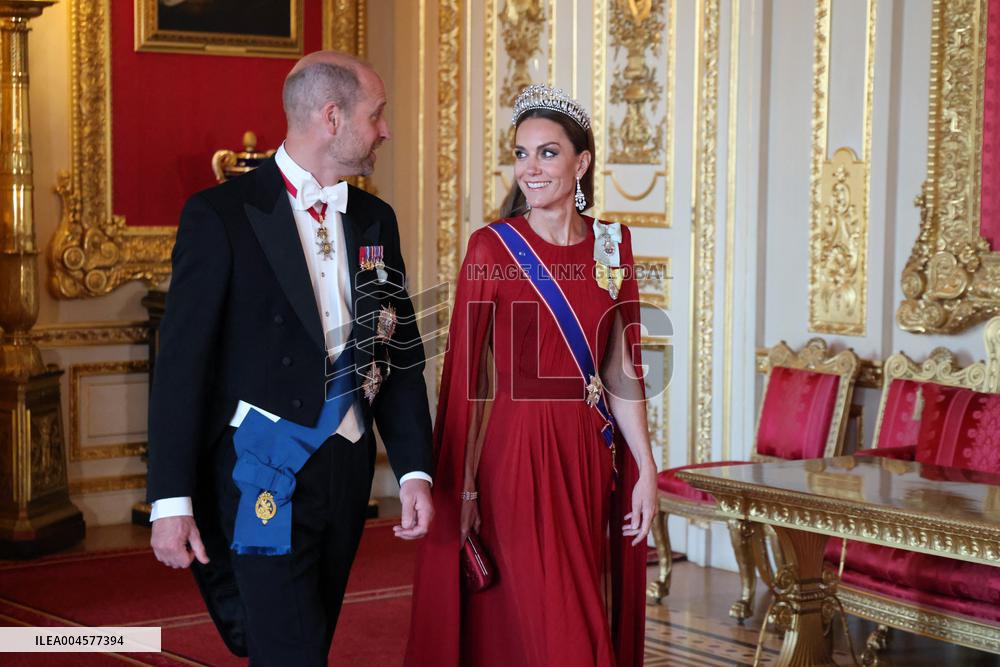 State Banquet at Windsor Castle