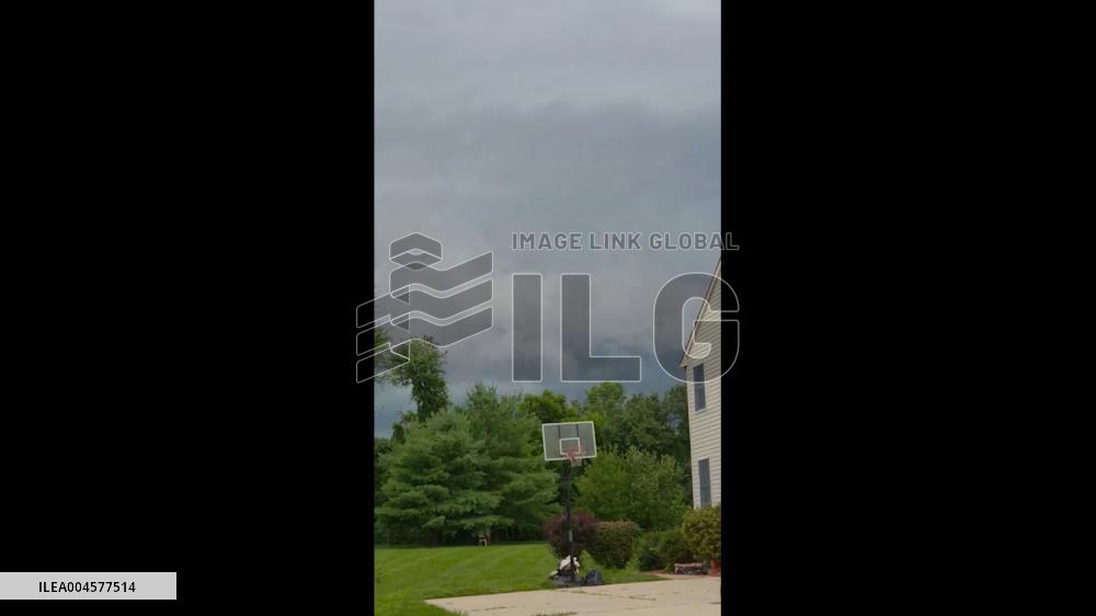 US: Storm Cloud Rolls Into New Jersey Amid Tornado Warning