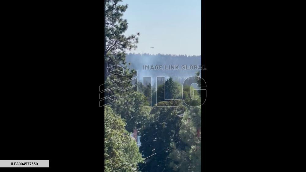 US: Multiple Fires Erupt Near TJ Meenach Bridge in Spokane, Washington