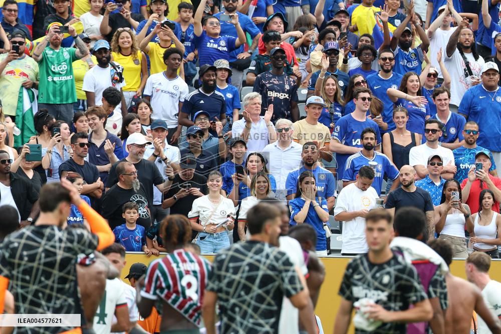 Celebs At Chelsea VS Fluminense Soccer FIFA Club World Cup - NYC