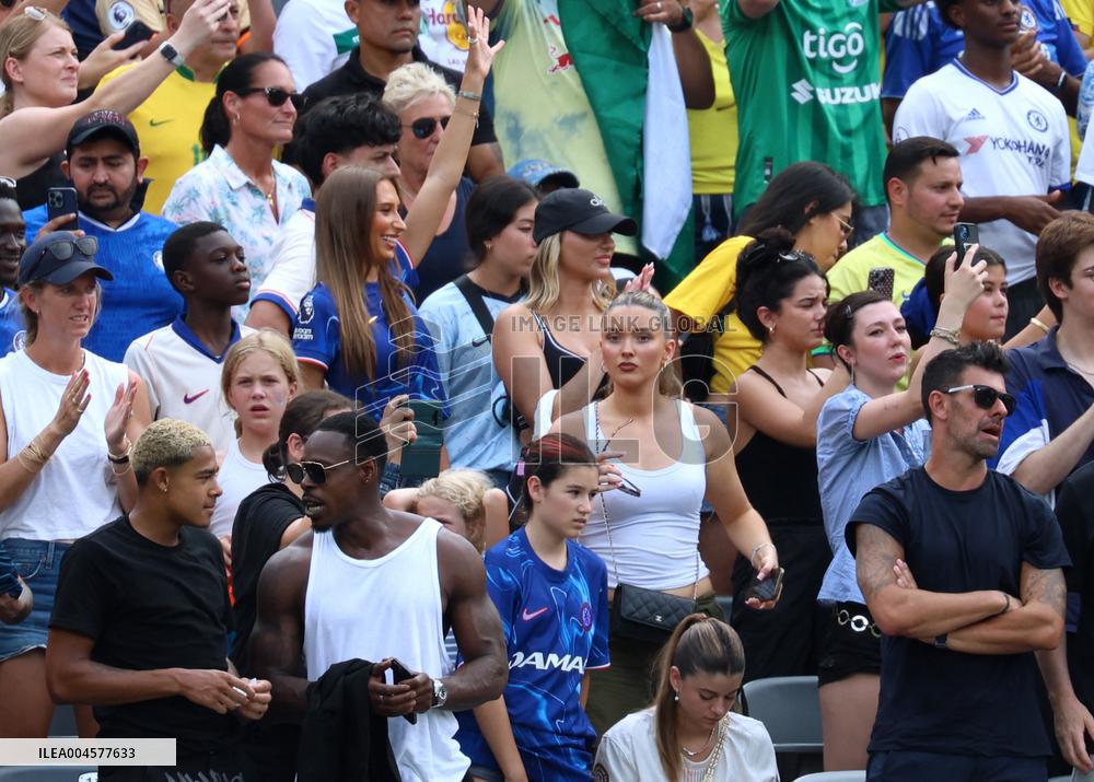 Celebs At Chelsea VS Fluminense Soccer FIFA Club World Cup - NYC