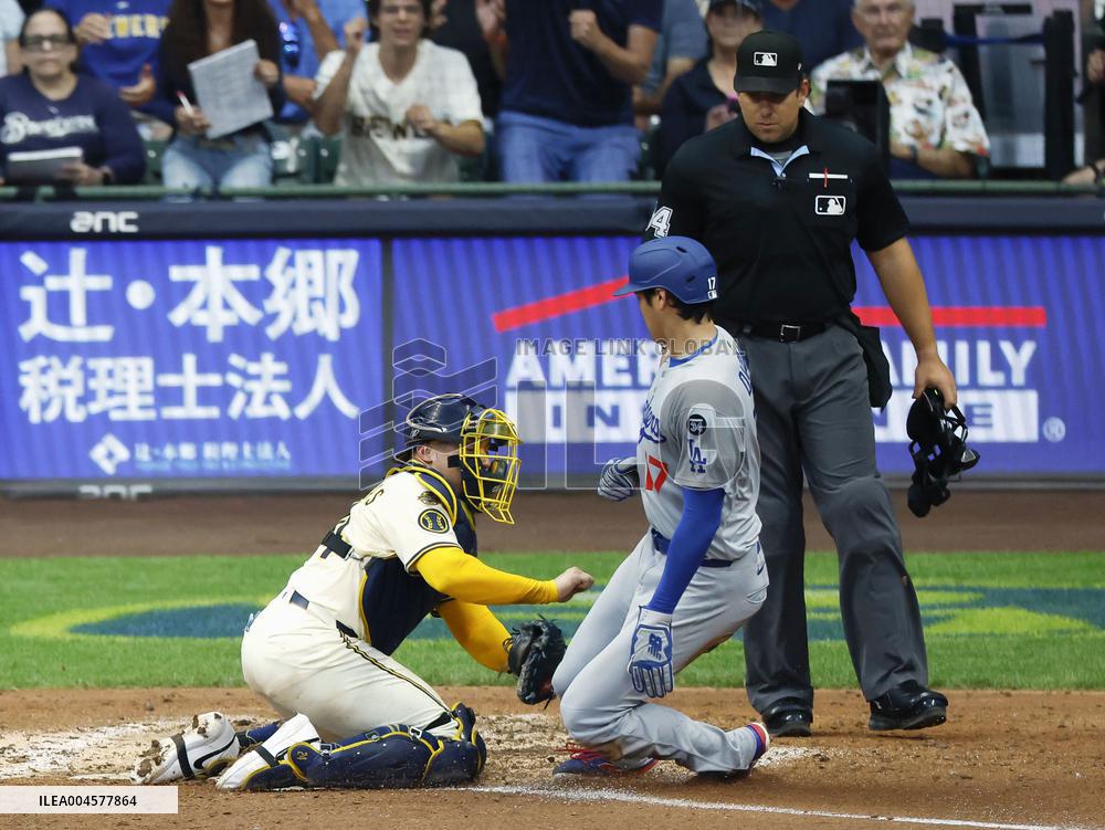 Baseball: Dodgers vs. Brewers