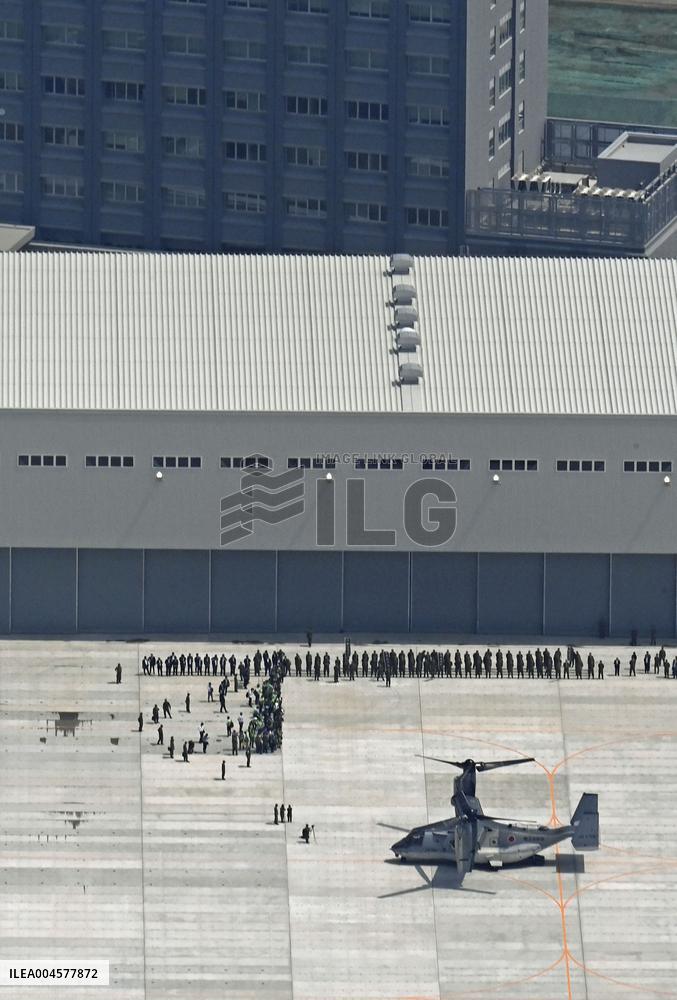 Japan's new Osprey base on Kyushu