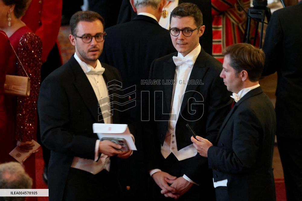 State Banquet At Windsor Castle