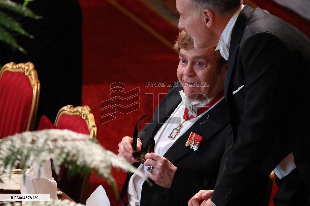 State Banquet At Windsor Castle