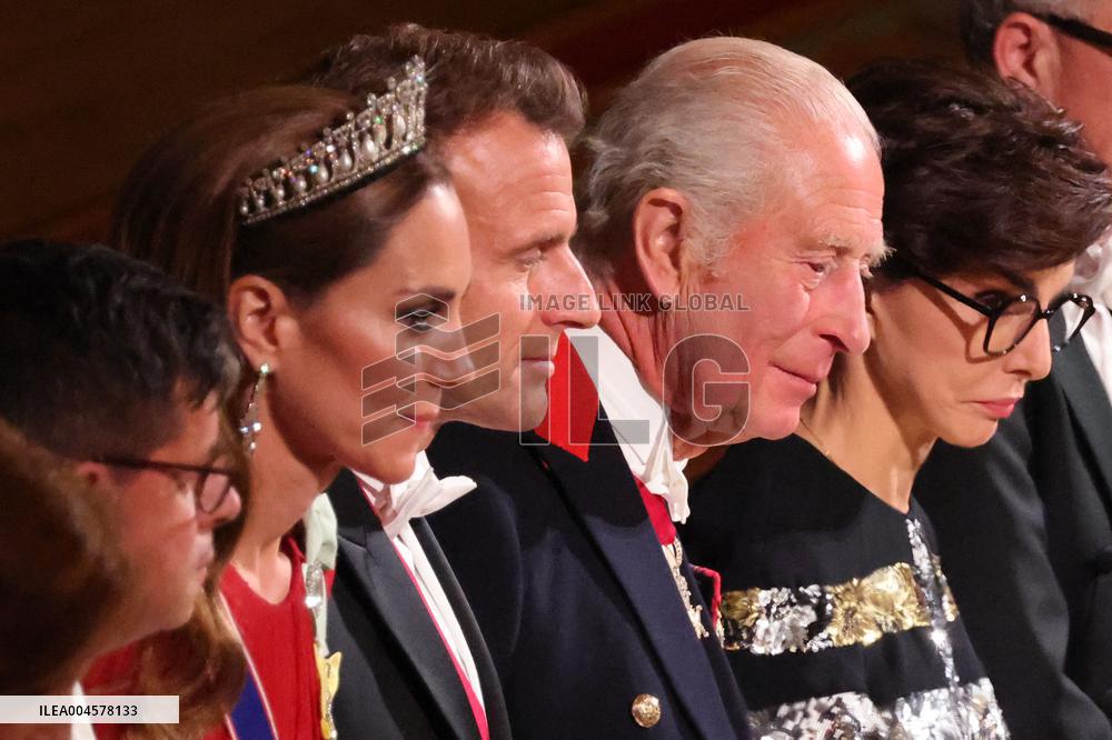 State Banquet At Windsor Castle