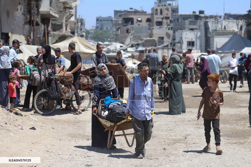 Gaza Airstrike Aftermath - Injured Child in Jabalia