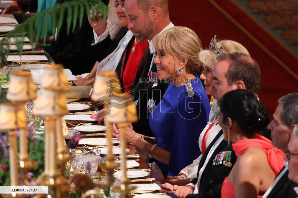 State Banquet At Windsor Castle