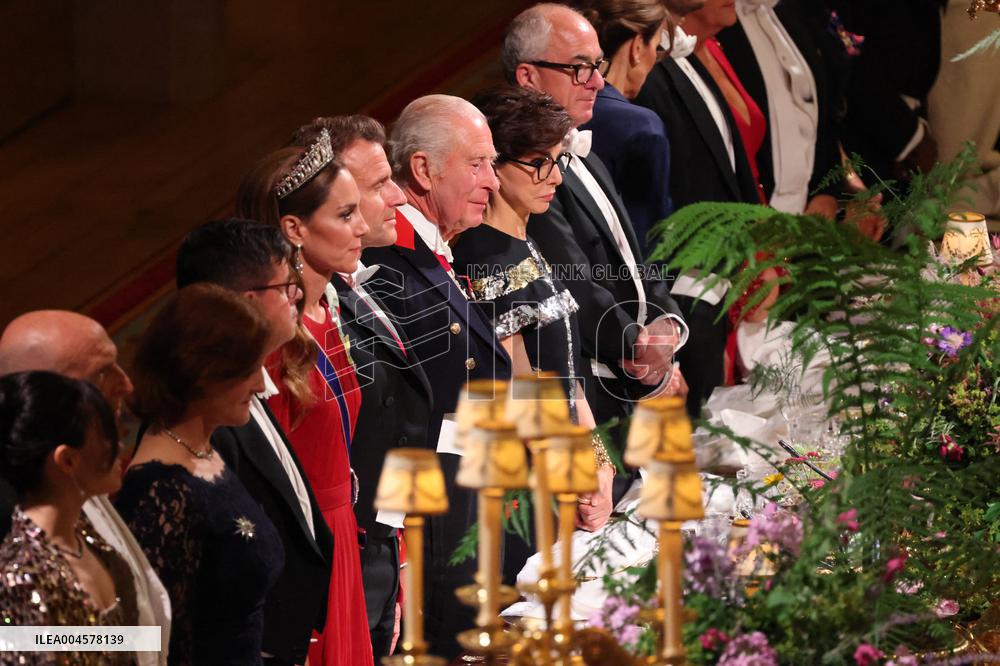 State Banquet At Windsor Castle