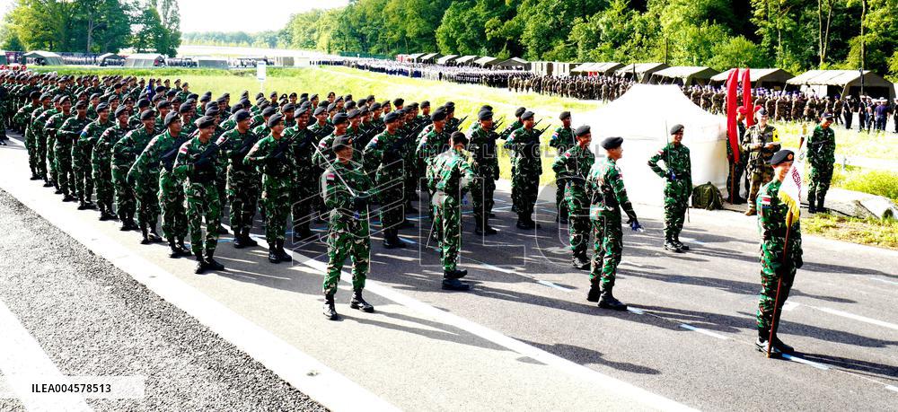 Champs-Élysées Parade Rehearsals in Satory - France