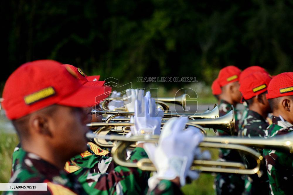 Champs-Élysées Parade Rehearsals in Satory - France