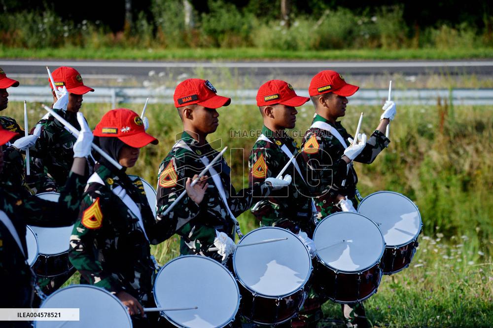 Champs-Élysées Parade Rehearsals in Satory - France