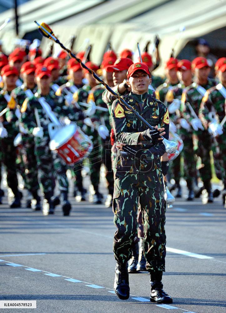 Champs-Élysées Parade Rehearsals in Satory - France