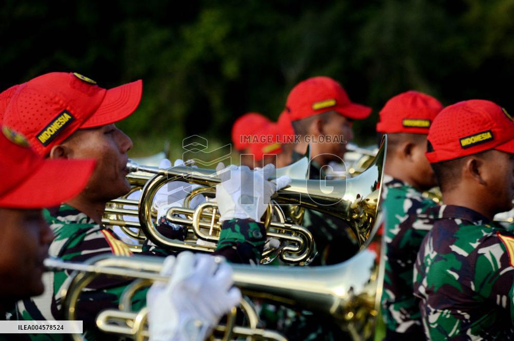 Champs-Élysées Parade Rehearsals in Satory - France