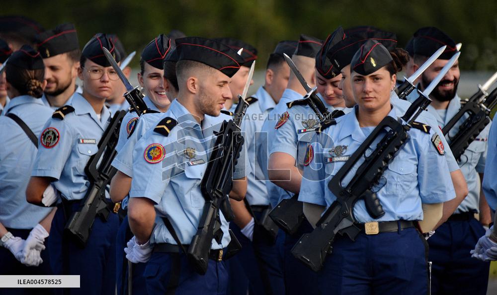 Champs-Élysées Parade Rehearsals in Satory - France